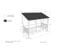 Lit Cabane Enfant En Bois "housebed Iii" 90x200cm Blanc et Noir