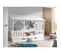 Pack - Lit Cabane Enfant et Tiroir "housebed Iii" 90x200cm Blanc