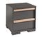 Pack - Lit Enfant, Chevet et Armoire "london" Gris Anthracite