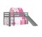 Pack - Lit Enfant, Tente et Tunnel "pino Princesse" Gris