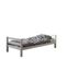 Pack - Lit Mezzanine Enfant et Lit Simple "pino" 90x200cm Blanc