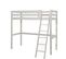 Pack - Lit Mezzanine Enfant et Lit Simple "pino" 90x200cm Blanc