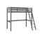 Pack - Lit Mezzanine Enfant et Lit Simple "pino" Gris