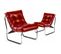 Fauteuil Design "clip" 76cm Rouge