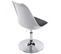 Chaise Design "cosmo" 85cm Blanc et Noir