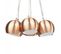 Lampe Suspension "grappe" 45cm Cuivre