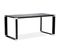 Bureau Design En Verre "hovik" 160cm Noir