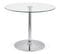 Table De Repas "anaba" 90cm Transparent