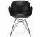 Fauteuil Design "kapt" 85cm Noir