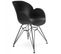 Fauteuil Design "kapt" 85cm Noir