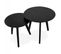 Set De 2 Tables D'appoint "rauma" Noir