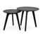 Set De 2 Tables D'appoint "rauma" Noir