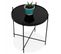 Table D'appoint Ronde Pliable "minois" 45cm Noir