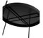 Table D'appoint Ronde Pliable "minois" 45cm Noir