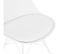 Chaise Design "tripoli" 83cm Blanc