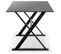 Table Design En Verre "trinidad" 160cm Noir