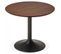 Table De Repas Design "mescla" 90cm Noyer