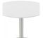 Table De Repas Design "kansas" 90cm Blanc