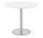 Table De Repas Design "kansas" 90cm Blanc