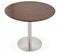 Table De Repas Design "kansas" 90cm Noyer