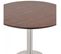 Table De Repas Design "kansas" 90cm Noyer