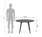 Table De Repas "lund" 120cm Noir