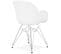 Fauteuil Design "katana" 82cm Blanc