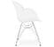 Fauteuil Design "katana" 82cm Blanc