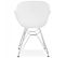 Fauteuil Design "katana" 82cm Blanc