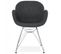 Fauteuil Design "arigato" 82cm Gris Foncé