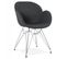 Fauteuil Design "arigato" 82cm Gris Foncé