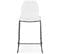 Tabouret De Bar "garen" 101cm Blanc