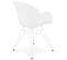 Fauteuil Design "calypso" 85cm Blanc