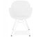 Fauteuil Design "calypso" 85cm Blanc