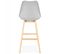 Tabouret De Bar Scandinave "elise" 112cm Gris