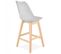 Tabouret De Bar Scandinave "elise" 102cm Gris