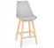 Tabouret De Bar Scandinave "elise" 102cm Gris