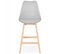 Tabouret De Bar Scandinave "elise" 102cm Gris