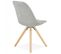 Chaise Scandinave "yolanda" 82cm Gris et Naturel