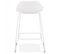 Tabouret De Bar "blitz" 85cm Blanc