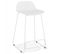 Tabouret De Bar "blitz" 85cm Blanc