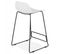 Tabouret De Bar "blitz" 85cm Blanc et Noir