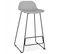 Tabouret De Bar "blitz" 95cm Gris et Noir