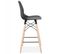 Tabouret De Bar Scandinave "astral" 105cm Noir