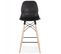 Tabouret De Bar Scandinave "astral" 105cm Noir