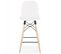 Tabouret De Bar Scandinave "astral" 105cm Blanc