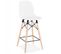 Tabouret De Bar Scandinave "astral" 105cm Blanc