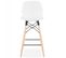 Tabouret De Bar Scandinave "astral" 105cm Blanc