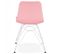 Chaise Design "spider" 83cm Rose et Blanc