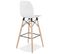 Tabouret De Bar Design "carno" 111cm Blanc